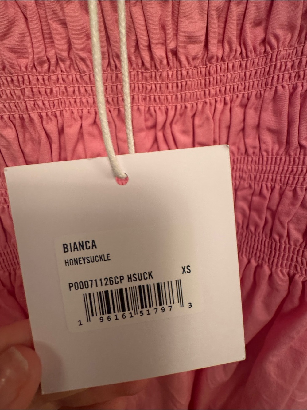 pistola Pink Smocked Waist Maxi Skirt - Picture 3 of 6